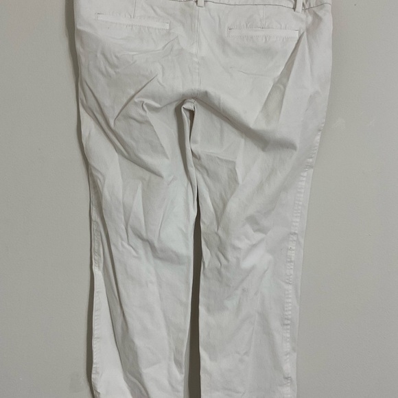 Lilly Pulitzer Women's Size 12 Stretch Pants Chino White - Picture 3 of 7